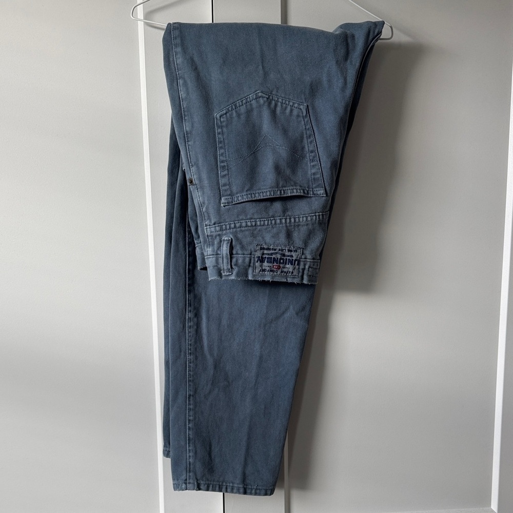 UNIONBAY Women's Straight Leg High Waisted Jeans - Blue